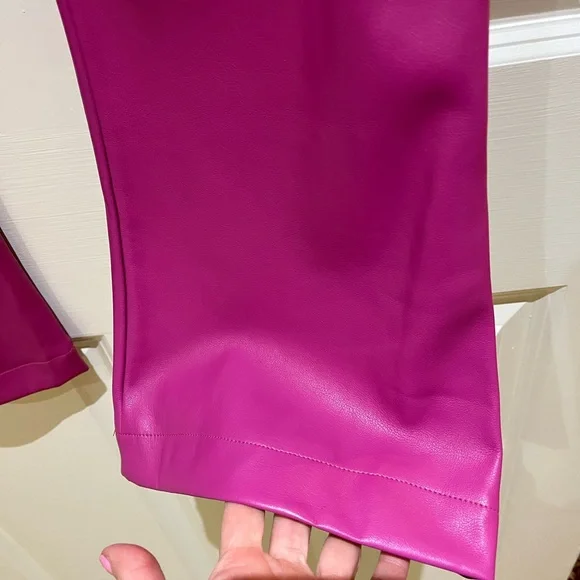 Motel Rocks pink faux leather pants - Picture 6 of 6